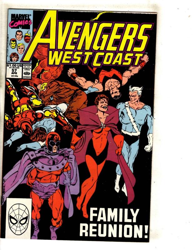 10 West Coast Avengers Marvel Comic Books # 53 54 55 56 57 58 59 60 61 62 DB3