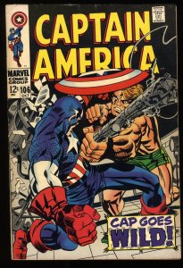 Captain America #106 Jack  Kirby Cover and Art!