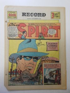 The Spirit #15 (1940) Newsprint Comic Insert Rare!