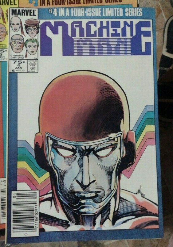 machine man # 4 1984 marvel  BWS BARRY WINDSOR SMITH IRONMAN 2020 BAIN JOCASTA