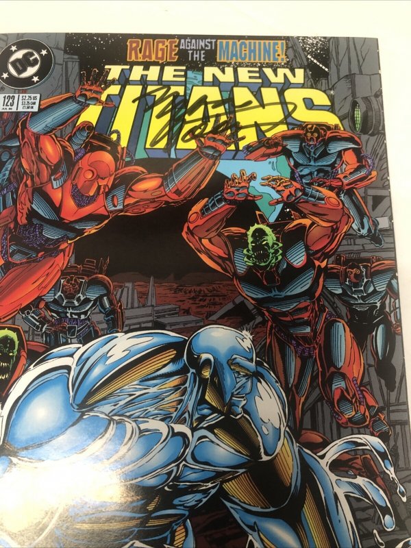 The New Titans # 123 (1995) Variant • DC Comics • Signed By Marv Wolfman • COA