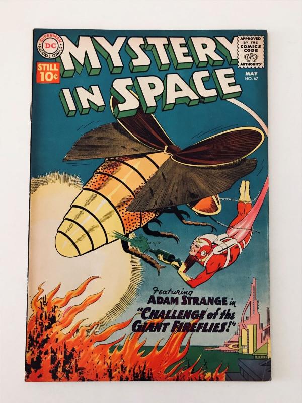 Mystery in Space #67 - Adam Strange (DC Comics; May, 1961) - Fine+