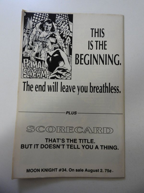 Moon Knight #33 (1983) FN- Condition