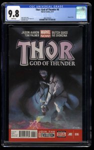 Thor God of Thunder #6 CGC NM/M 9.8 White Pages 1st Knull!