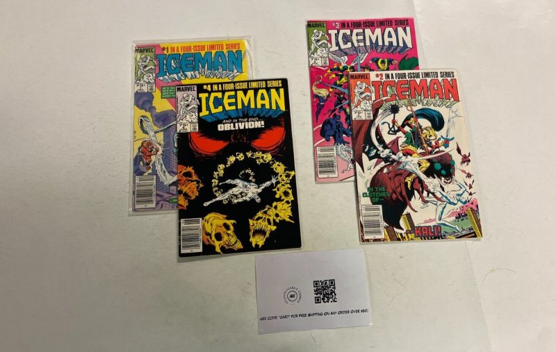 Iceman complete miniseries Marvel Comics books #1 2 3 4 44 TS4