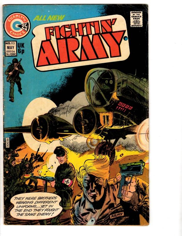 Lot Of 5 Fightin' Army Charlton Comic Books # 106 108 112 113 (2) Hirohito TP5