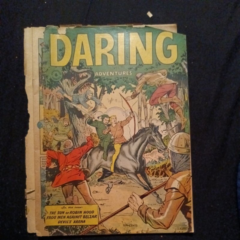 Approved Comics #6 Golden age (1954 St John) Daring Adventures Matt Baker Cover