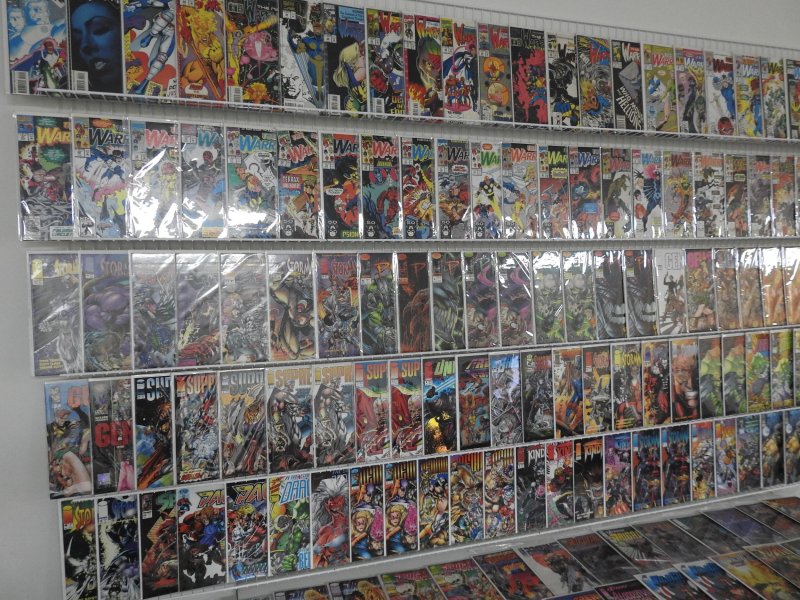 Huge Lot 140+ Comics W/ New Warriors, Savage Dragon, +More! Avg VF Condition!