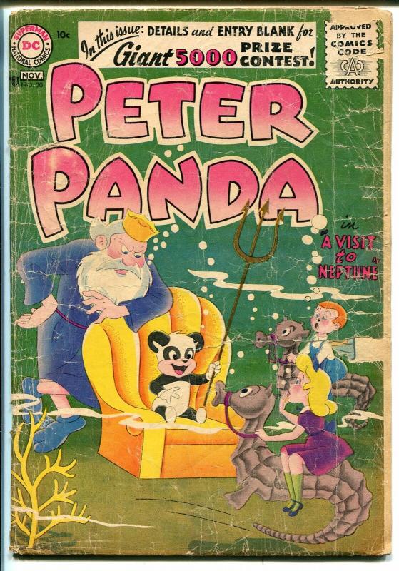 PETER PANDA #20 1956-DC COMICS-GREYTONE COVER-fr