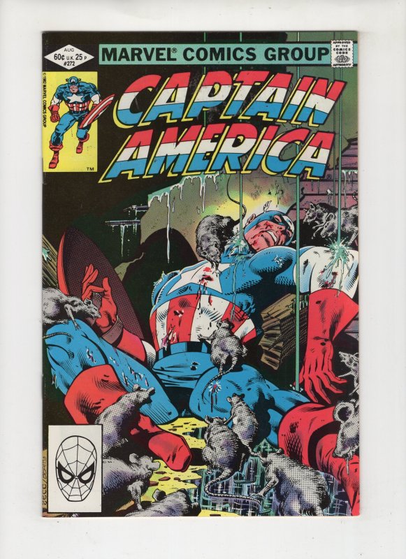 Captain America #272 Classic Mike Zeck Cover Bronze MARVEL !!!