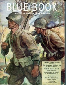 BLUE BOOK PULP-APRIL 1945-FN/VF-STOOPS COVER-JOEL REEVE-NELSON BOND-VAN FN/VF