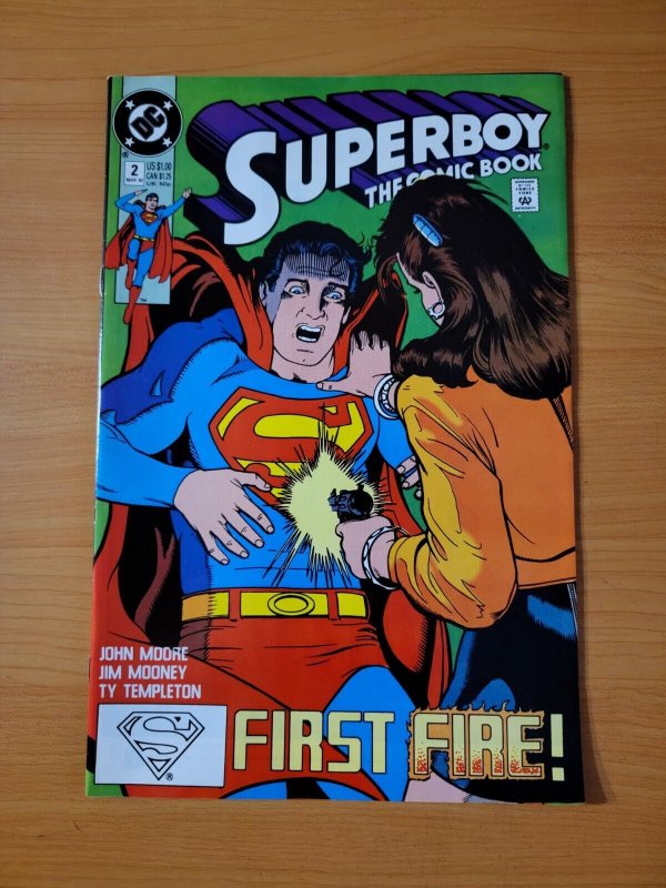 Superboy v2 #2 Direct Market Edition ~ NEAR MINT NM ~ 1990 DC Comics