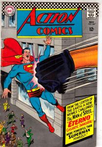 Action Comics #343 (Nov-66) FN/VF+ High-Grade Superman, Supergirl