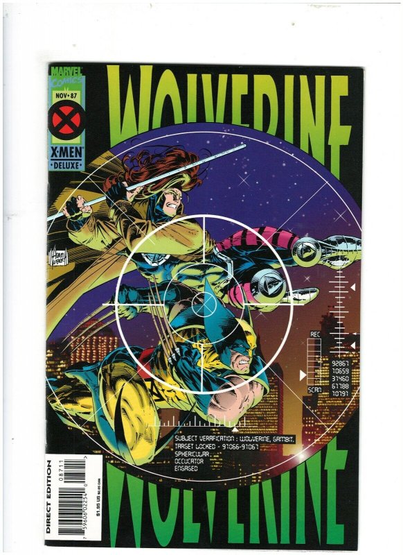 Wolverine #87 Marvel Comics Deluxe 1994 Larry Hama, Gambit app. NM- 9.2 