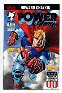 Power And Glory #1 A Limited Blue Foil Edition - Chaykin - Malibu - 1994 - (-NM)