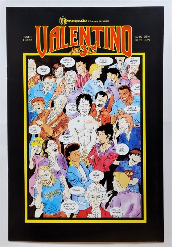 Valentino #3 (April 1988, Renegade) 7.5 VF-