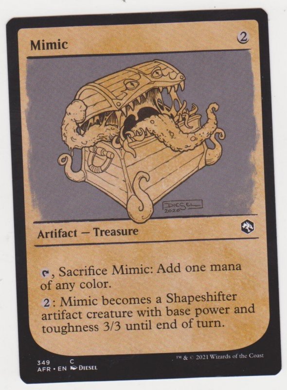 Magic the Gathering: Adventures in the Forgotten Realms - Mimic Showcase