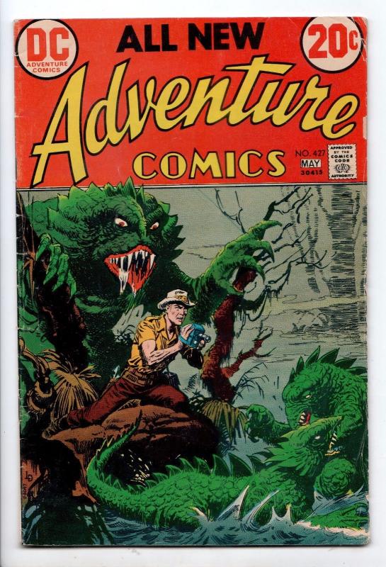 Adventure Comics #427 - The Voodoo Lizards! (DC, 1973) - VG/FN