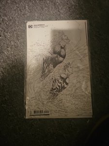 Aquamen #2 Jim Lee Black and White Variant DC Comics 2022 NM