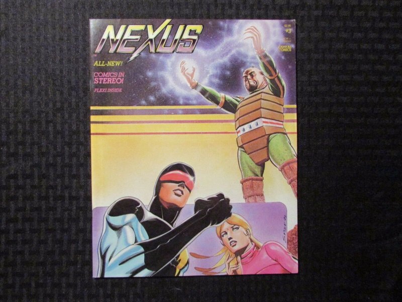 1982 NEXUS #3 w/ Flexi Capital Comics VF+ 8.5 Mike Baron & Steve Rude