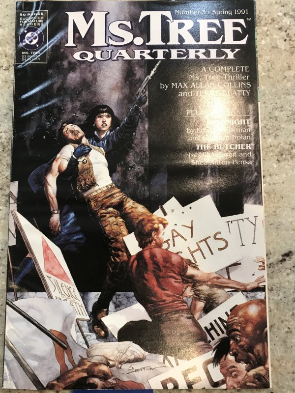 Ms. Tree Quarterly 3  VF  1991  Scott Hampton Cover