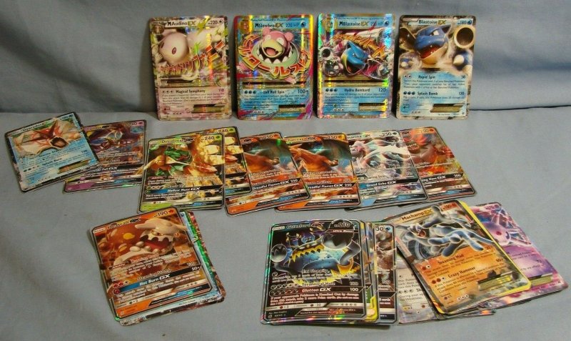 Big Lot 38 Pokemon Ex Gx Break Holo Tcg Cards Rare Starters