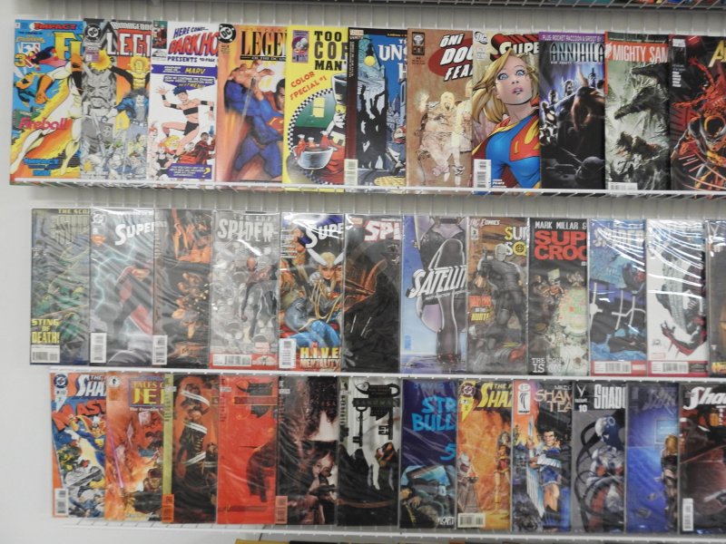 Huge Lot 150+ Comics W/ Spider-Man, Superman, Grendel+ Avg VF Condition!