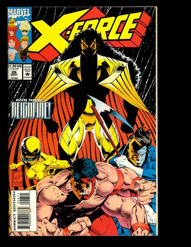 12 X-Force Marvel Comics # 16 18 20 21 22 24 25 26 27 28 30 35 EK4   