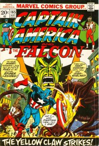 Captain America (1st Series) #165 VG ; Marvel | low grade comic and the Falcon