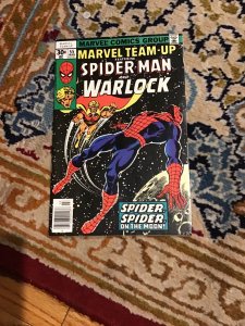 Marvel Team-Up #55 (1977) High-Grade NM- Wow! Adam Warlock/Spidey Wow!