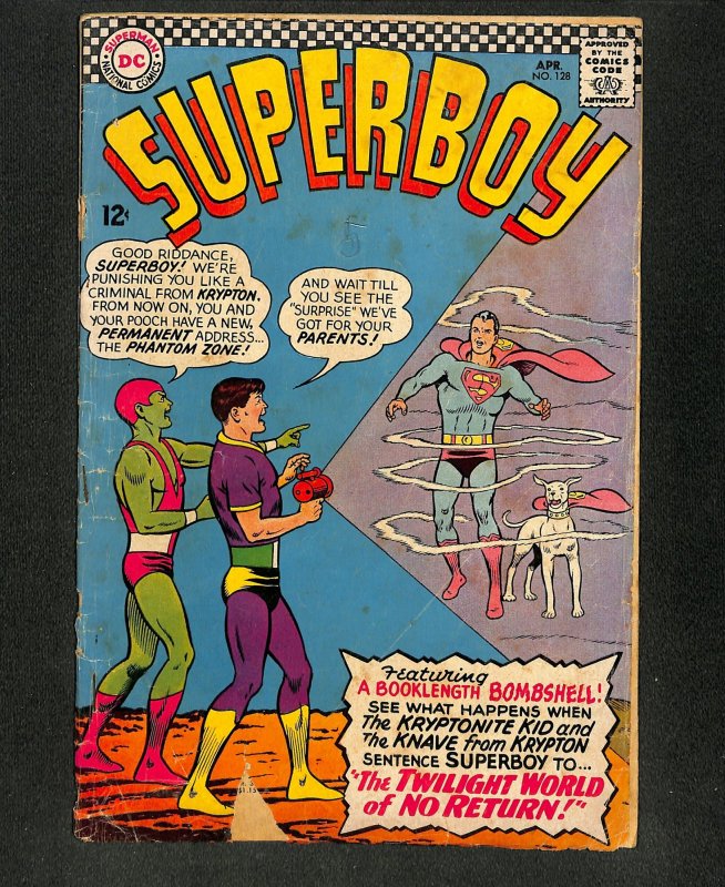 Superboy #128 Krypto! Curt Swan Art!