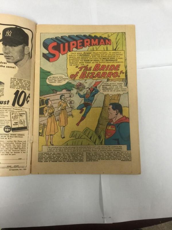 Action Comics 255 3.0 Gd/vg Good / Very Good Bizarro