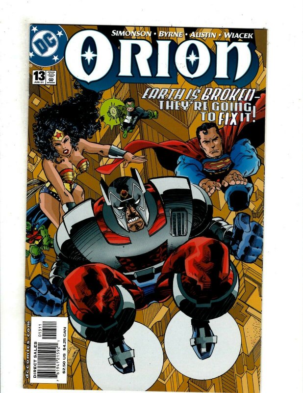 13 Orion DC Comics # 1 2 3 4 5 6 7 8 11 12 13 14 15 Walter SImonson RB15