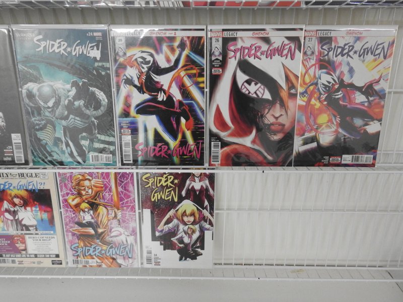 Spider-Gwen 2nd Series Complete Run 1-34! + Annual #1 and 3 Variants! Avg VF/NM!