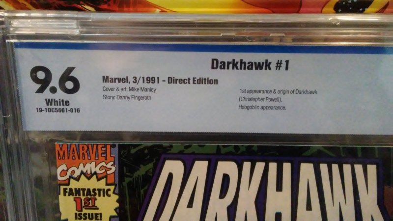 Darkhawk #1 - CBCS 9.6 - 1st Appearance and Origin of Darkhawk!