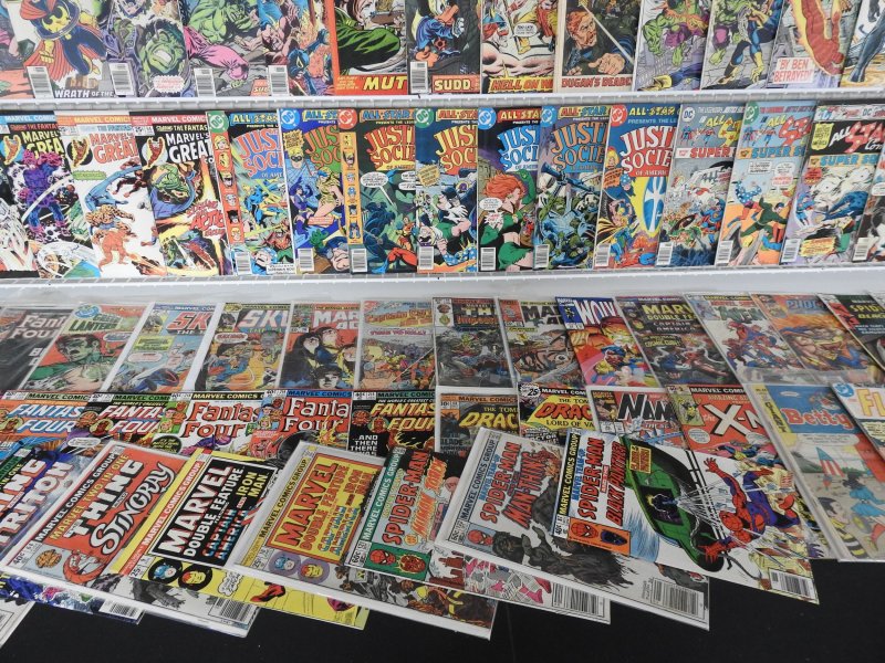 Huge Lot 160+ Comics W/ Defenders, ROM,  Marvel Team-Up, +More! Avg FN Cond!