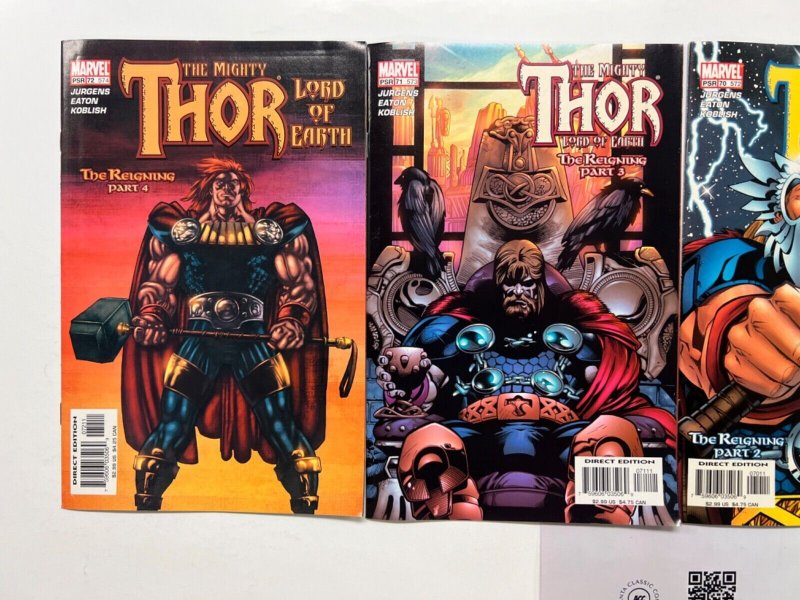 4 Thor Marvel Comic Books # 69 70 71 72 Avengers Defenders Thor Hulk 60 JS42