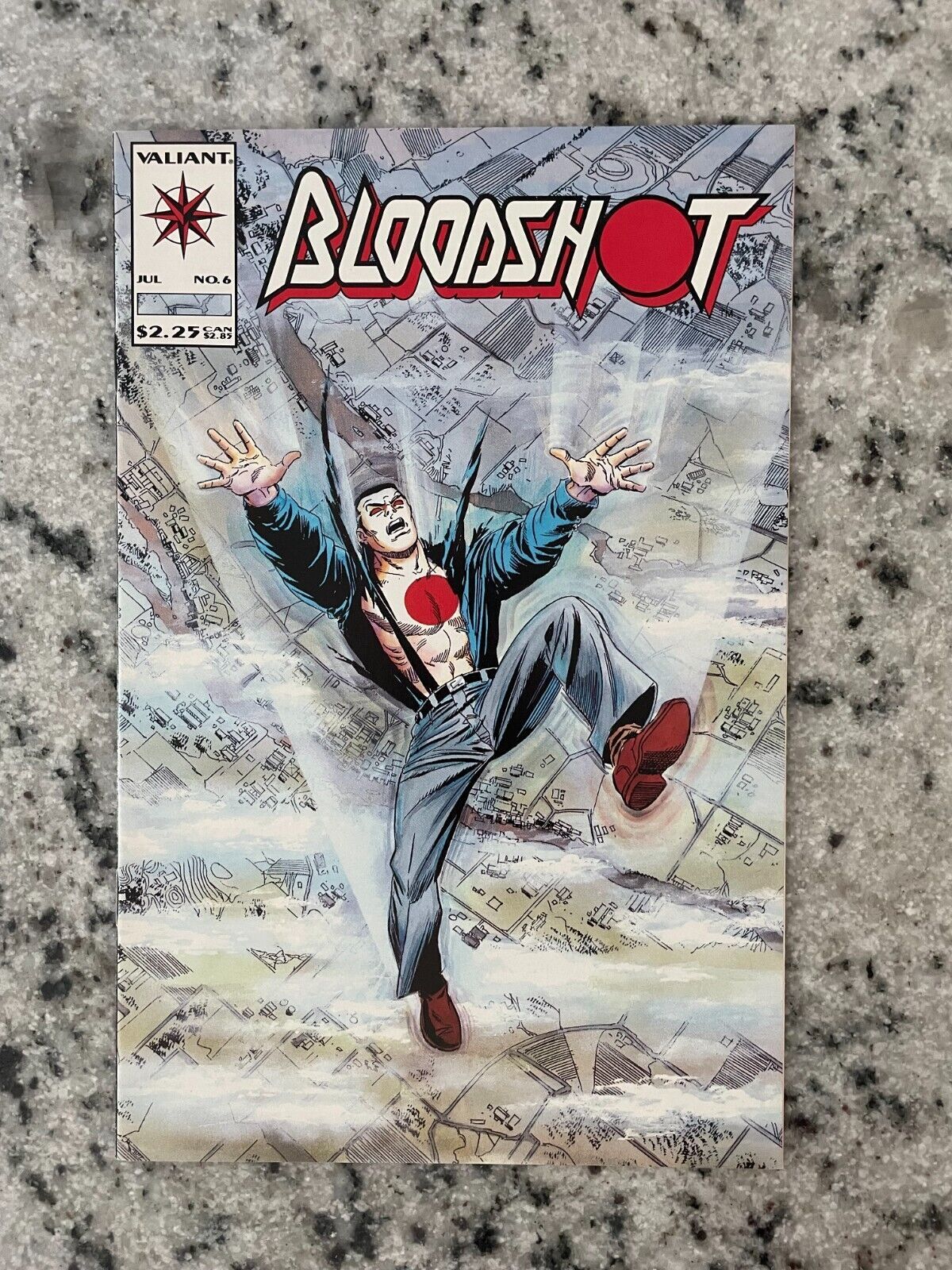 Bloodshot 6 Nm Valiant Comic Book Rai Solar Man Of The Atom Magnus