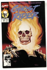 Ghost Rider #18 1991-comic book-Great cover! Marvel 