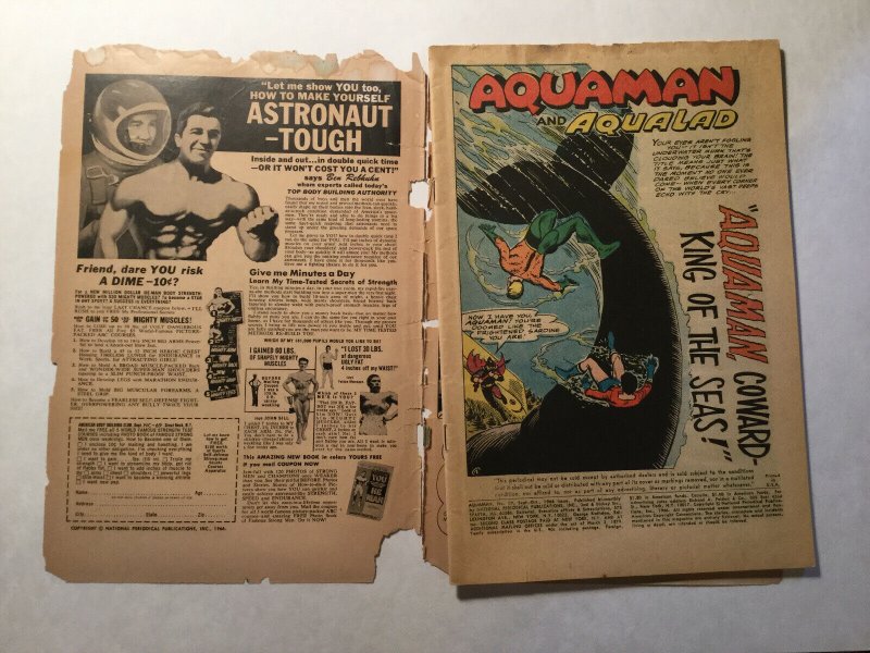 Aquaman 29 Good- Gd- 1.8 Cover Detached 1st First Ocean Master Dc Comics