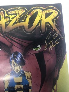 Razor (1992) # 1 Variant • Thomas O’Connor • Signed Everette Hartsoe • London