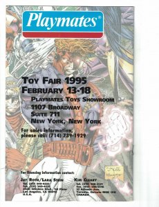 Wildcats: Playmates Toy Fair 1995 - Jim Lee's TMNT action figure promotion  