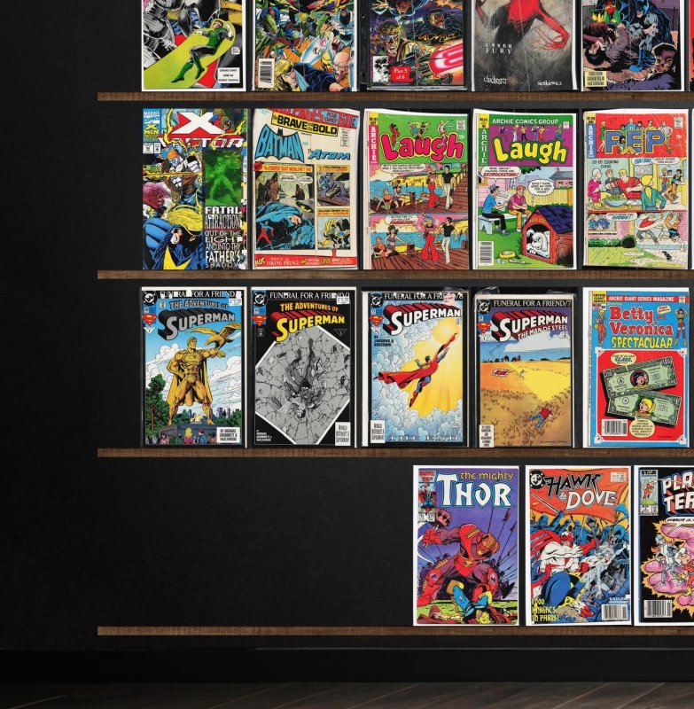 Huge Lot 130+ Comics with The Shadow, Ka Zar The Savage, Superman & More!