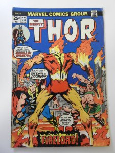 Thor #225 (1974) FR/GD Condition First appearance of Firelord! MVS missing