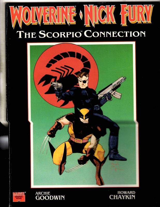 Scorpio Connection Marvel Graphic Novel Feat Wolverine Nick Fury Comic Book CR61