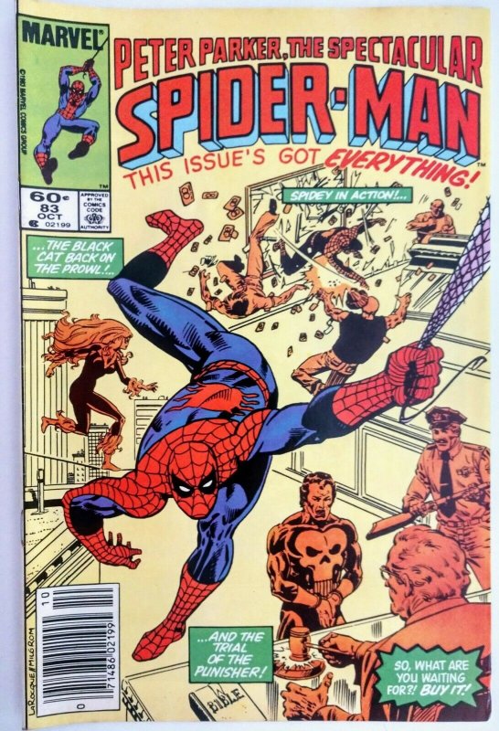 Peter Parker, Spectacular Spider-Man #83 RARE MARK JEWELERS EDITION