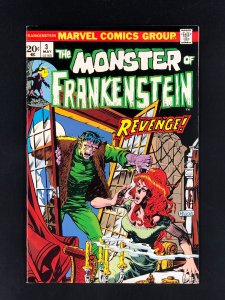 The Frankenstein Monster #3 (1973) FN/VF Revenge! Mike Ploog Art