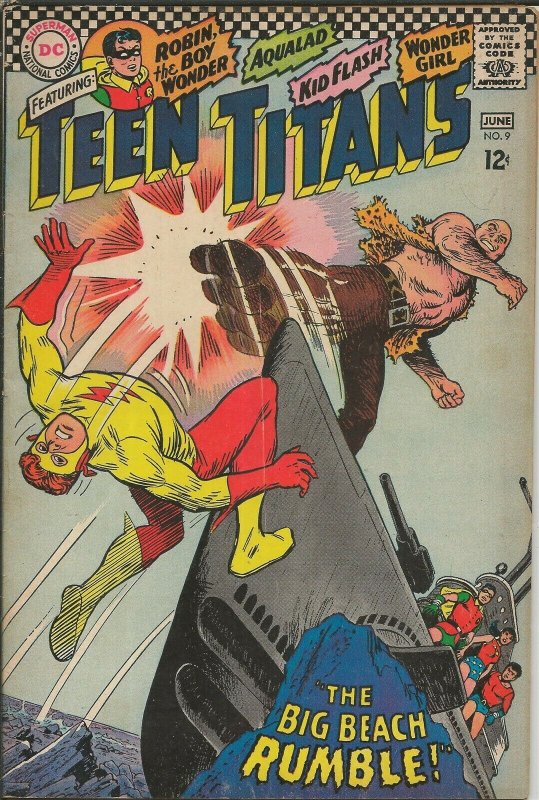 Teen Titans #9 ORIGINAL Vintage 1967 DC Comics