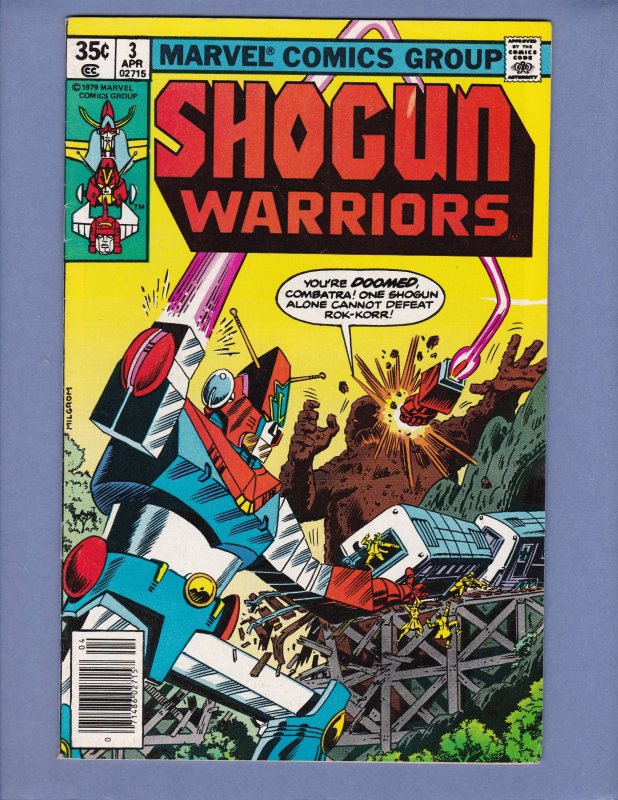 Shogun Warriors #3 FN Herb Trimpe Marvel 1979