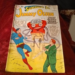 Superman's Pal Jimmy Olsen #43 Swan Cover 1960 DC Vintage Comic Silver Age